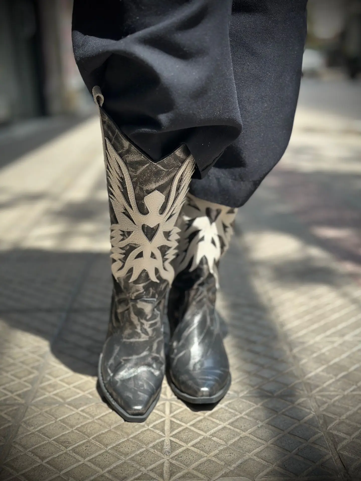 Botas Atacama Negro/ Beige 3