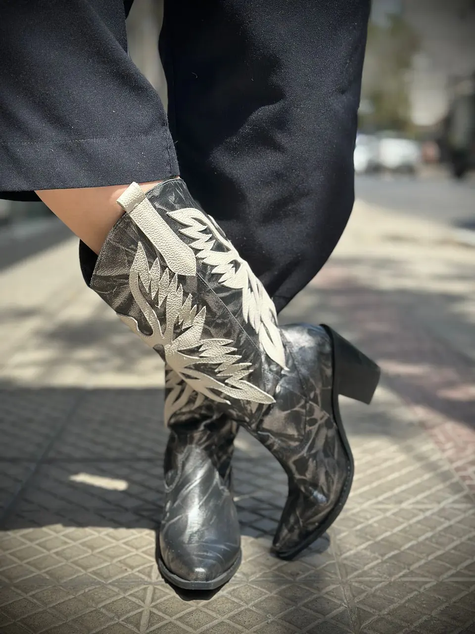 Botas Atacama Negro/ Beige 1