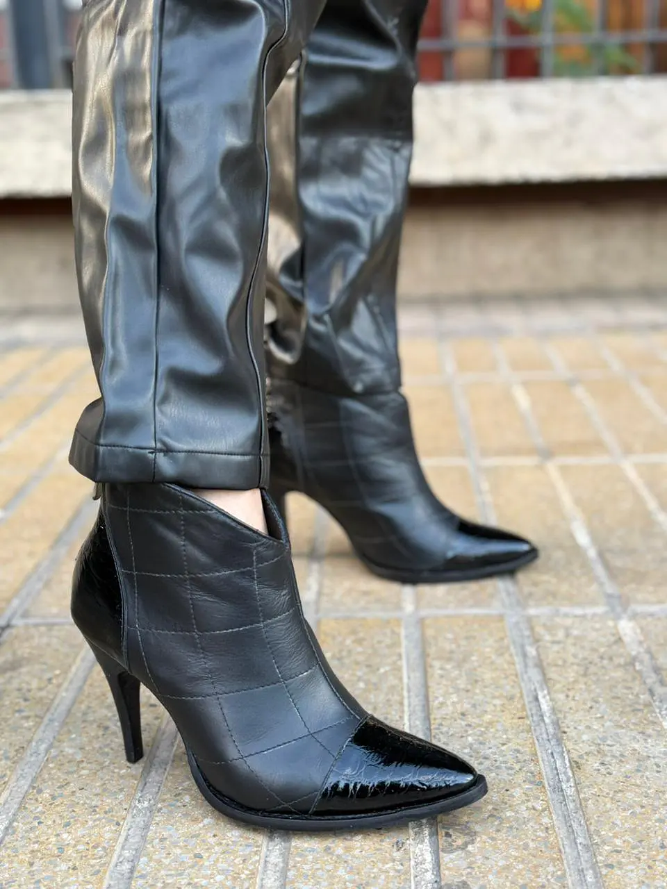 Ibiza Cuero Negro/Croco Negro 2