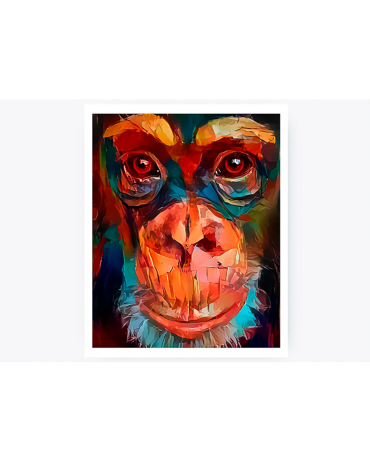 Ilustración Chimpancé