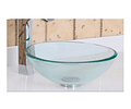 Bowl Cristal Lavatorio Transparente Sobreponer 41.5 Cm