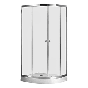 Shower Door Receptaculo 80x120 Curvo Izquierdo Transparente