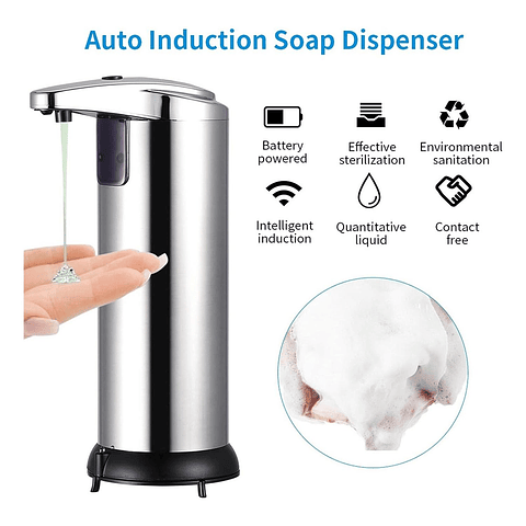 Dispensador Sensor Automático Para Jabón Gel Líquido