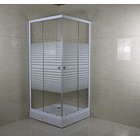 Ducha Shower Baño Y Receptaculo 90x90cm Lineas Cuadrado 4