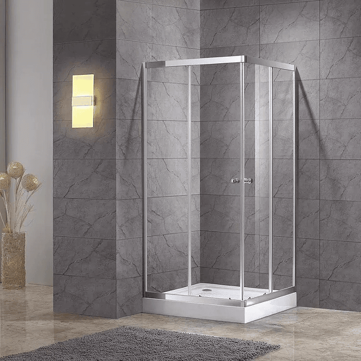 Shower Door Rectangular 80x120x195 Vidrio Templado Izquierdo 3