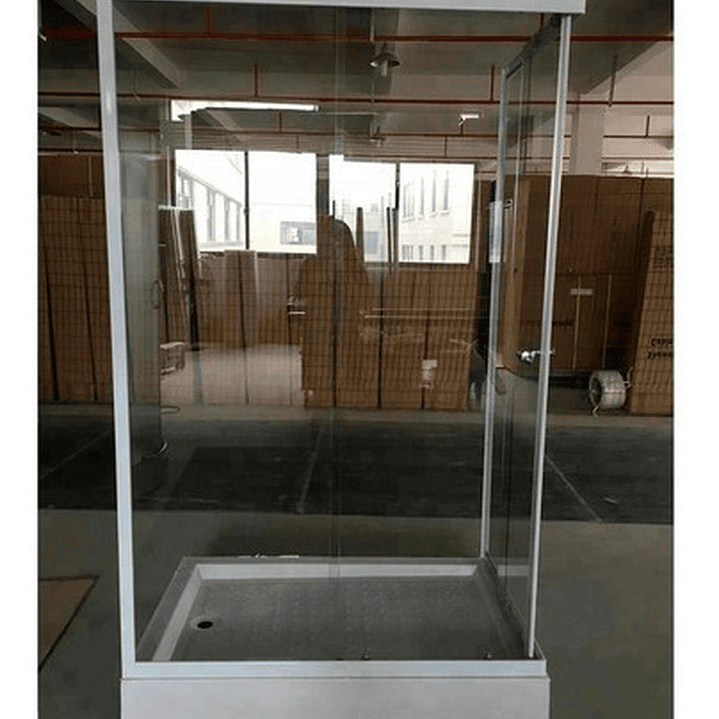 Shower Door Rectangular 80x120x195 Vidrio Templado Izquierdo 6