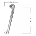 Barra Seguridad Recta Ducha Baño 30 Cm X 3,2 Cm Inoxidable 9