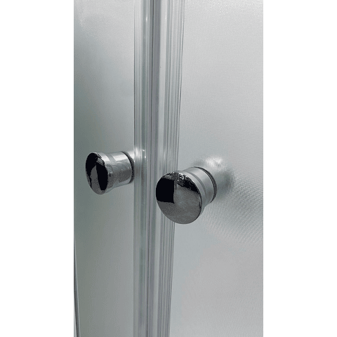 Shower Door Y Receptaculo 80x120 Curvo Derecho Transparente