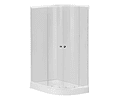 Shower Door Y Receptaculo Curvo 80 x 100 x195 A Muro Izquierdo