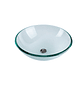 Lavatorio Cristal Bowl 42x42 + Desague Lavatorio 1 1/4 Click Clack - Miniatura 1