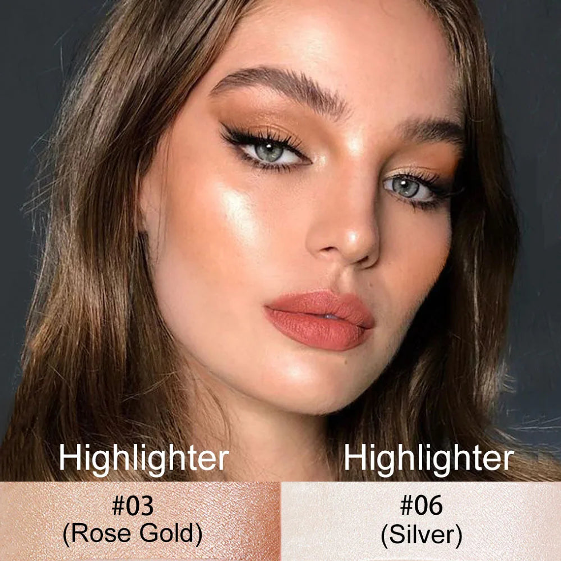 Highlighting&Bronzer Stick Face Brightening Blusher Rouge Concealer Pen Long Lasting Corrector Nose Shadow Contouring Cosmetics 7
