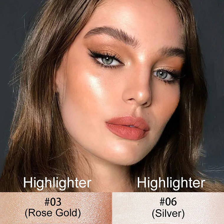 Highlighting&Bronzer Stick Face Brightening Blusher Rouge Concealer Pen Long Lasting Corrector Nose Shadow Contouring Cosmetics 7