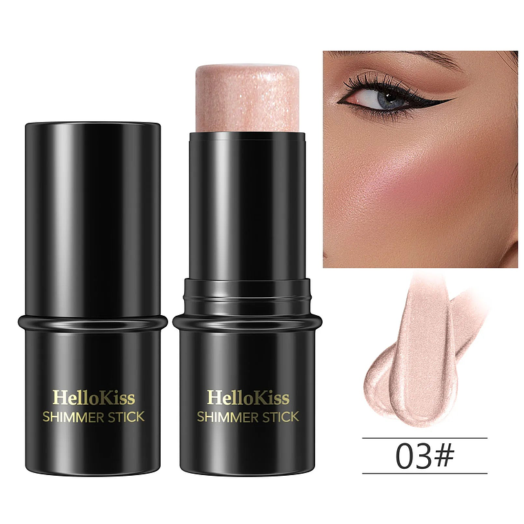 Highlighting&Bronzer Stick Face Brightening Blusher Rouge Concealer Pen Long Lasting Corrector Nose Shadow Contouring Cosmetics 8