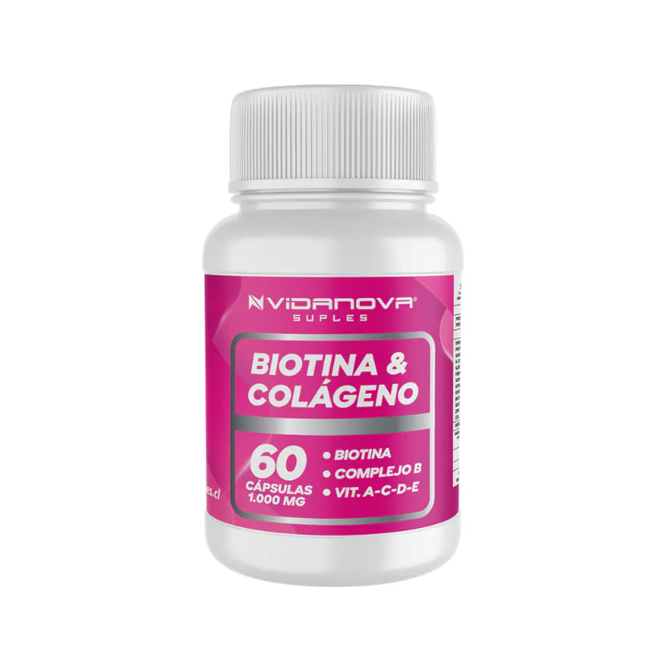 Biotina + Colágeno - Vidanova® Suples 1