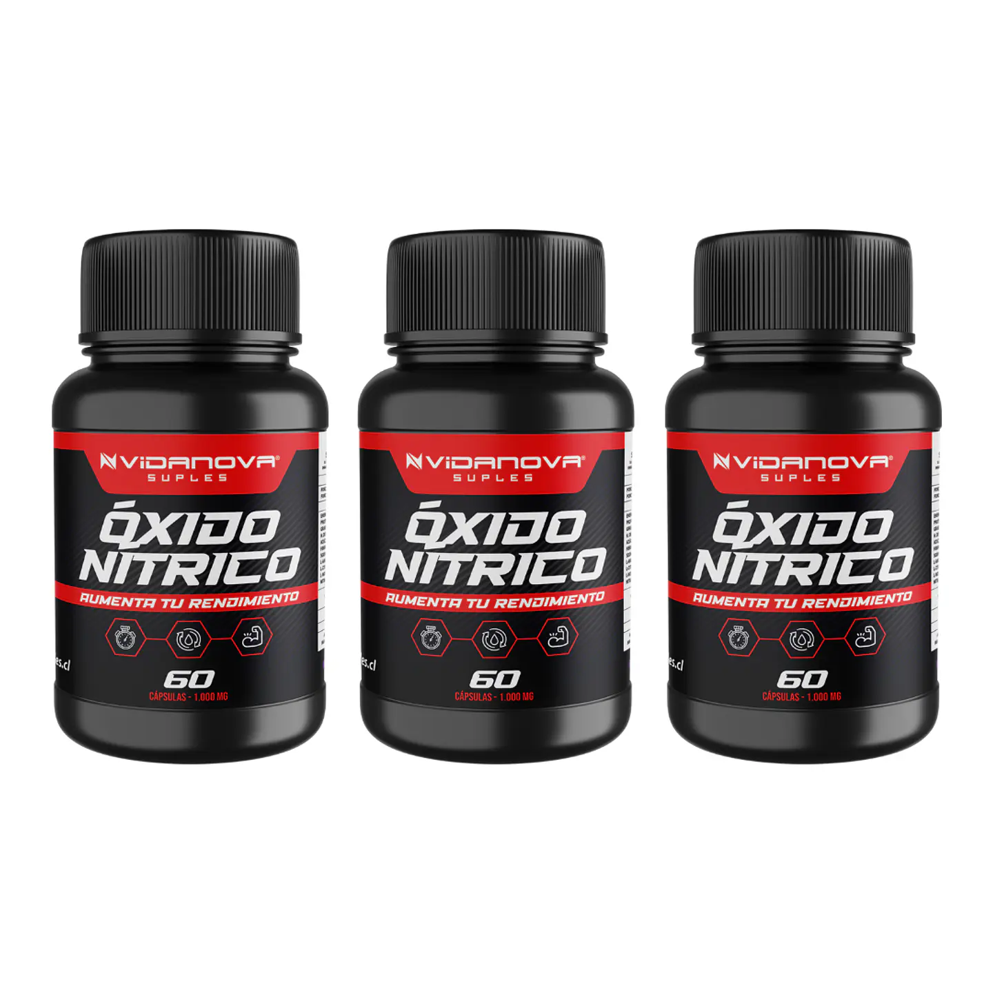 Óxido Nítrico PACK X3- Vidanova® Suples 1