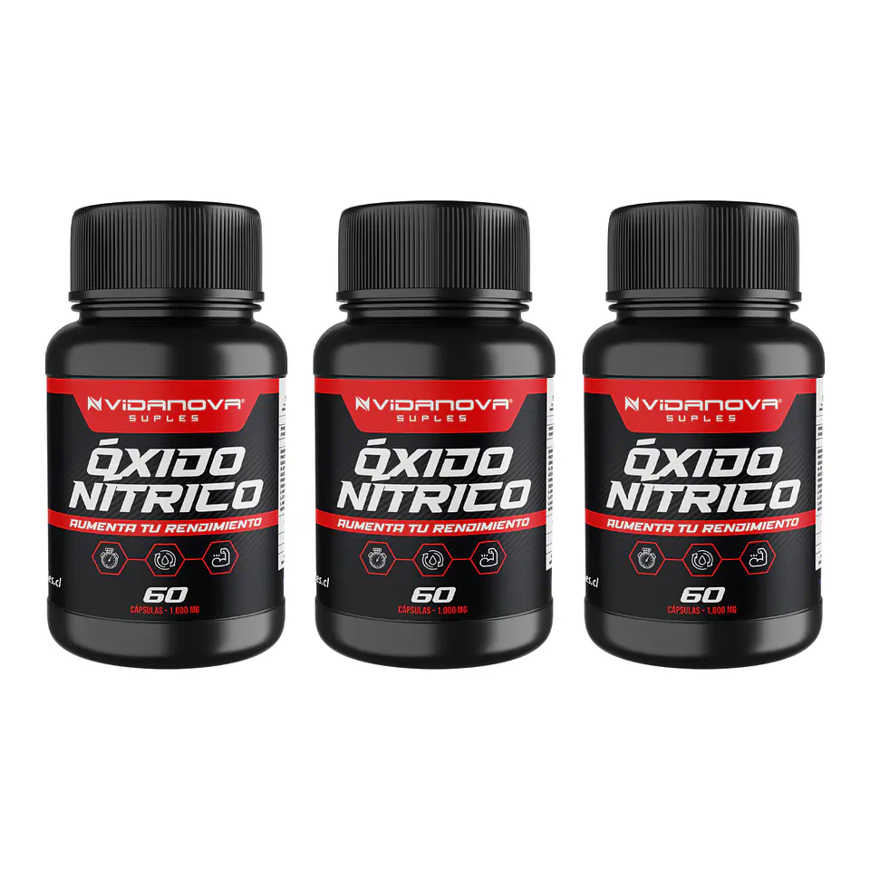 Óxido Nítrico PACK X3- Vidanova® Suples 1