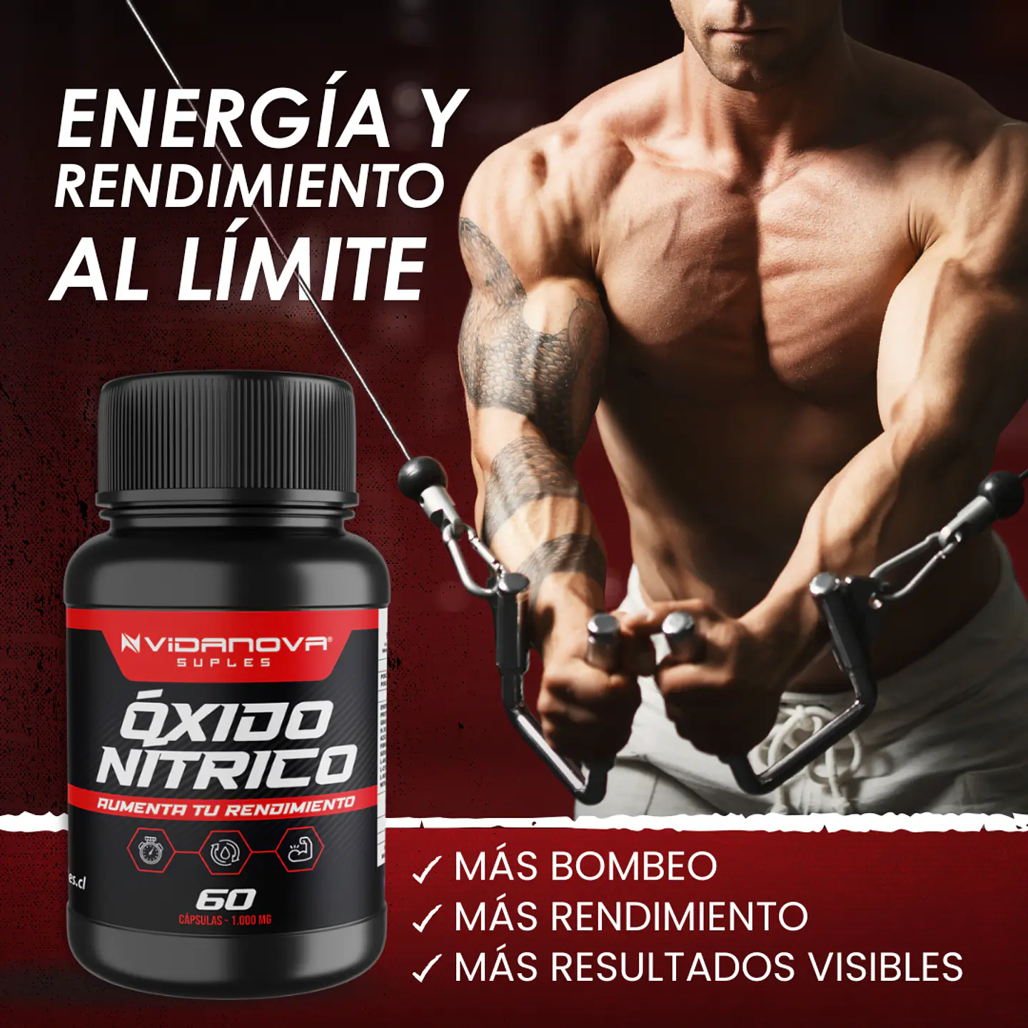 Óxido Nítrico PACK X3- Vidanova® Suples 2