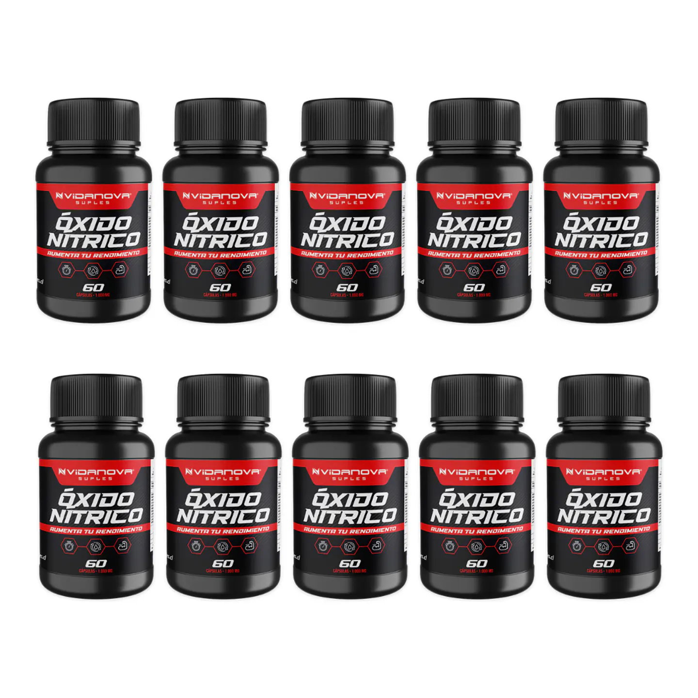 Óxido Nítrico PACK X10 - Vidanova® Suples 1