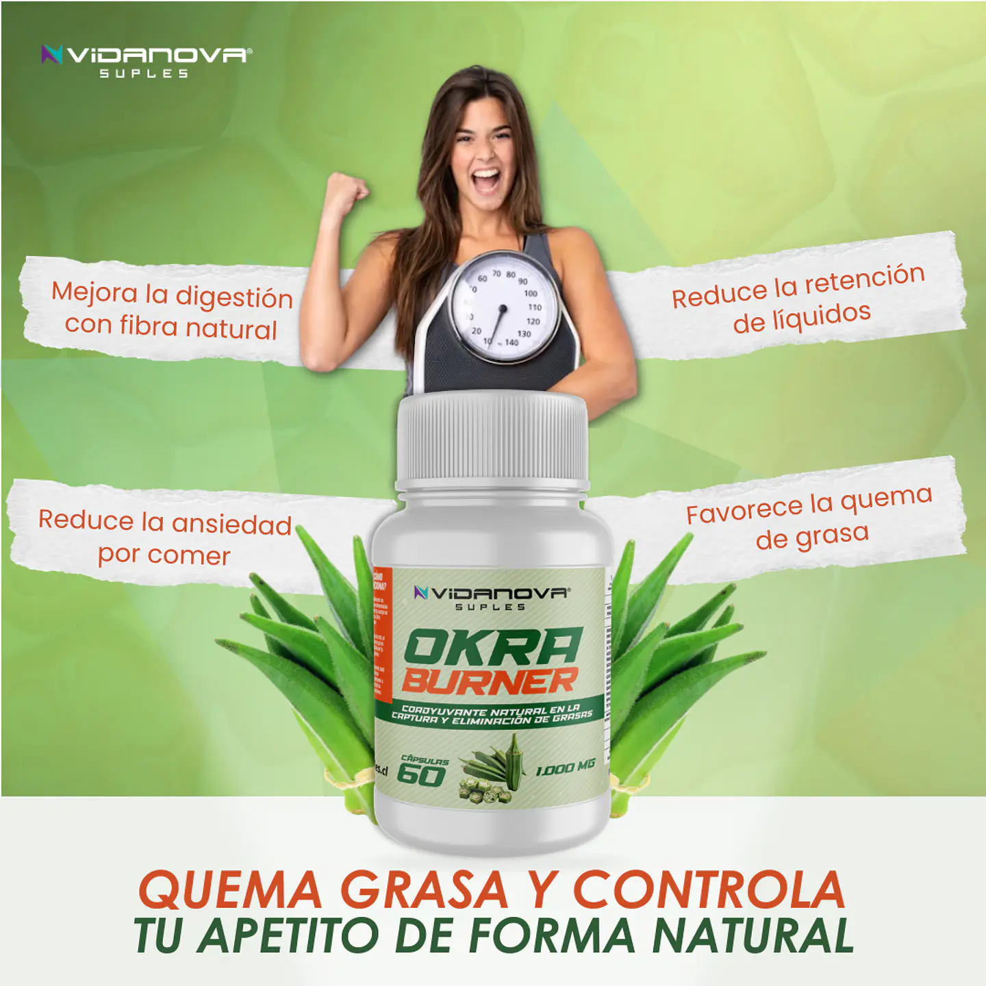 Okra Burner PACK X10 - Vidanova® Suples 2
