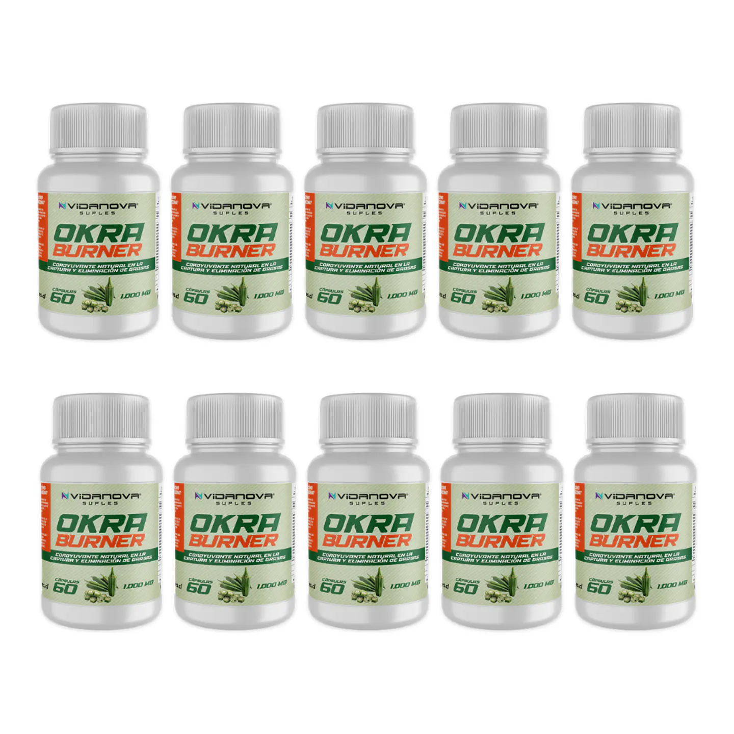 Okra Burner PACK X10 - Vidanova® Suples 1