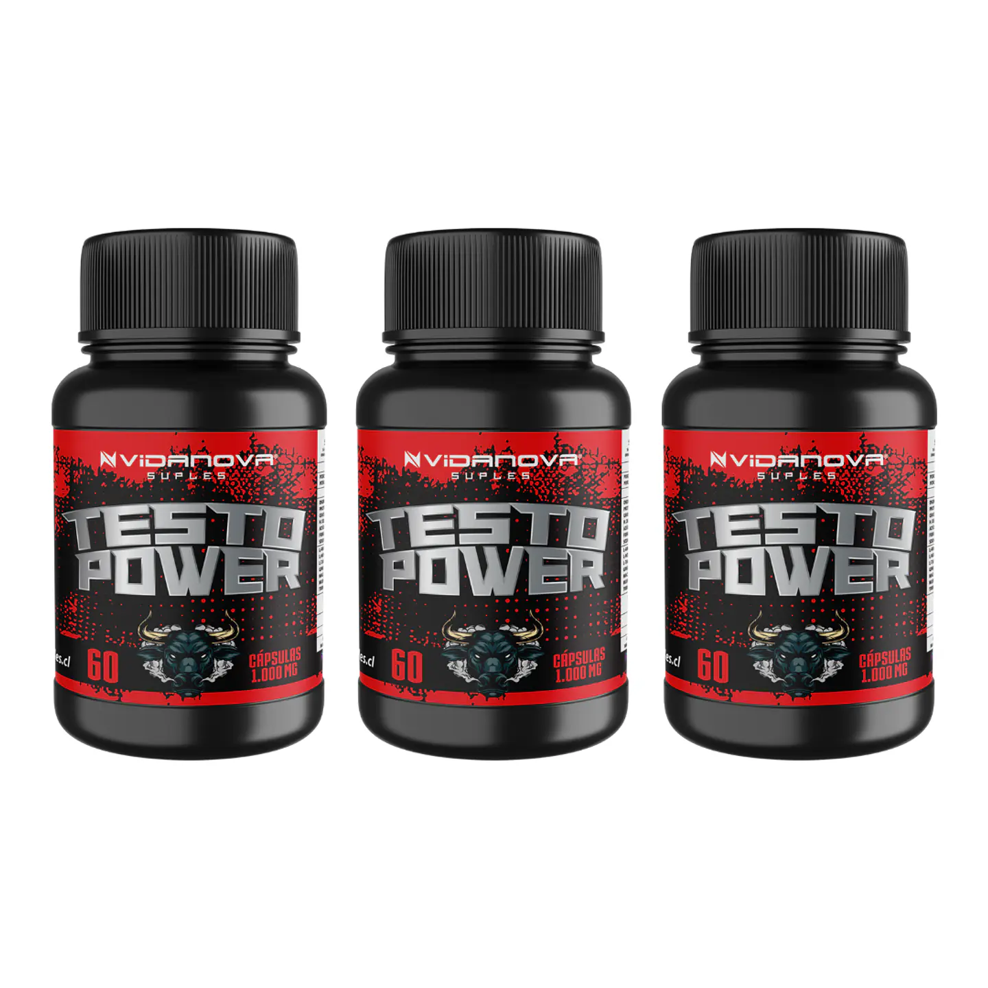Testo Power PACK X3- Vidanova® Suples 1