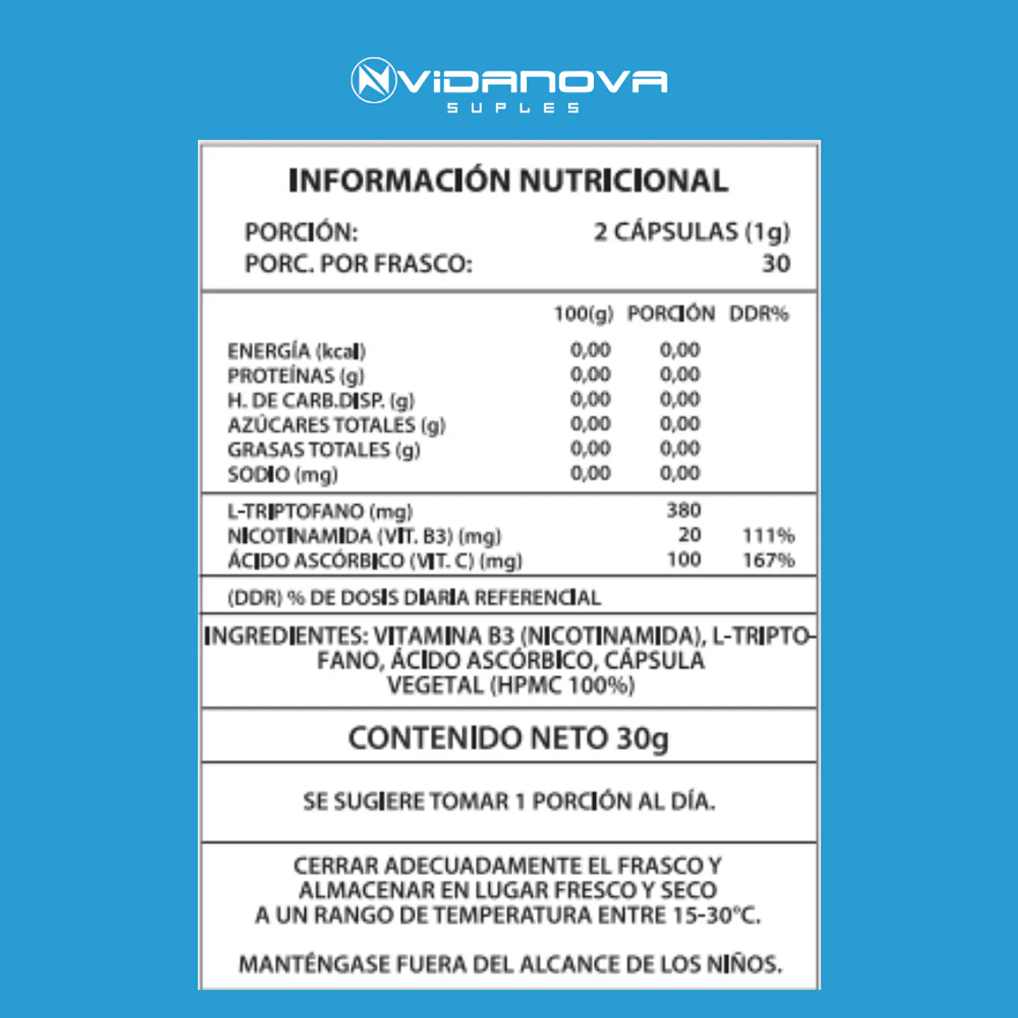 NAD + NR Precursor - Vidanova® Suples 2