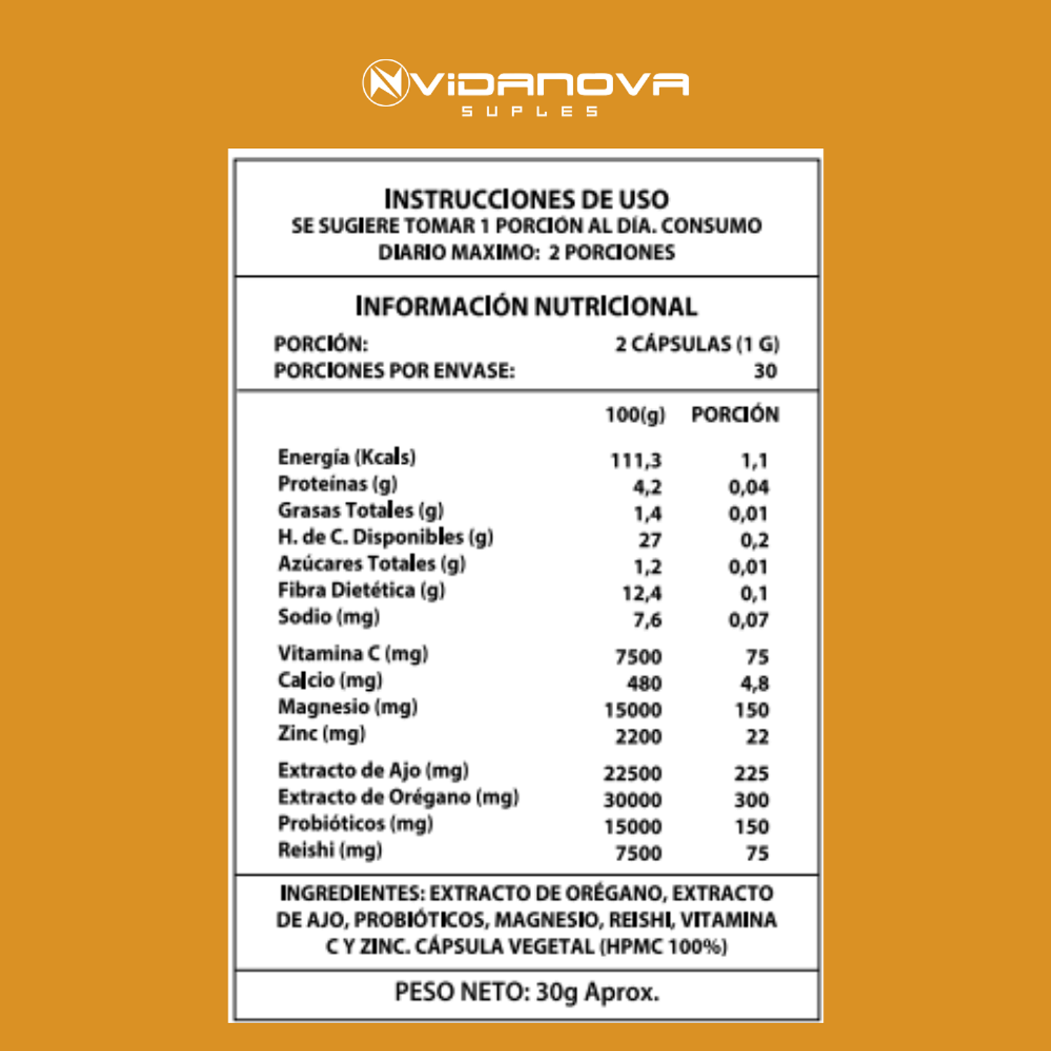 Candida Cleanse PACK X10 - Vidanova® Suples 2