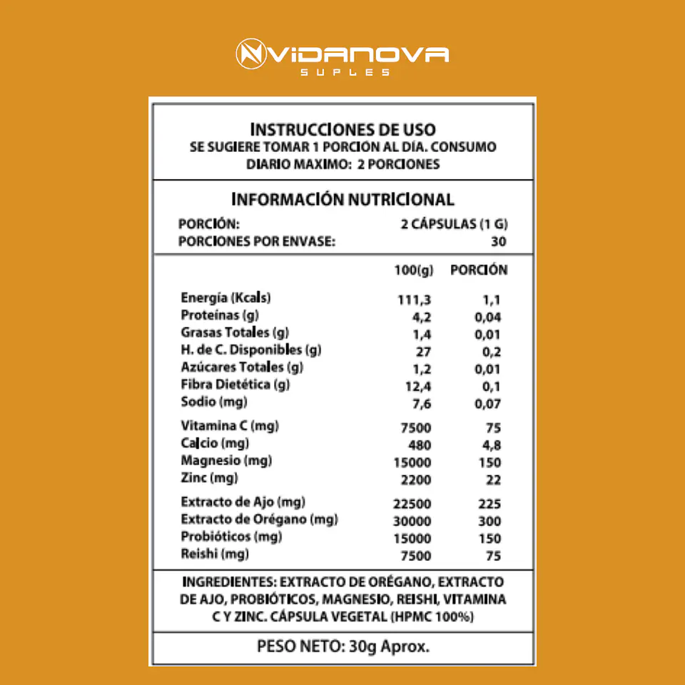 Candida Cleanse PACK X10 - Vidanova® Suples 2