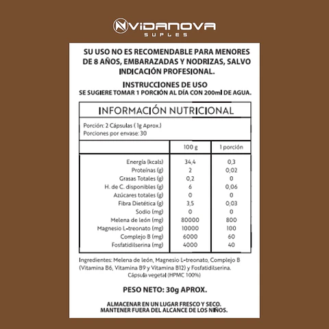Melena de León PACK X10 - Vidanova® Suples
