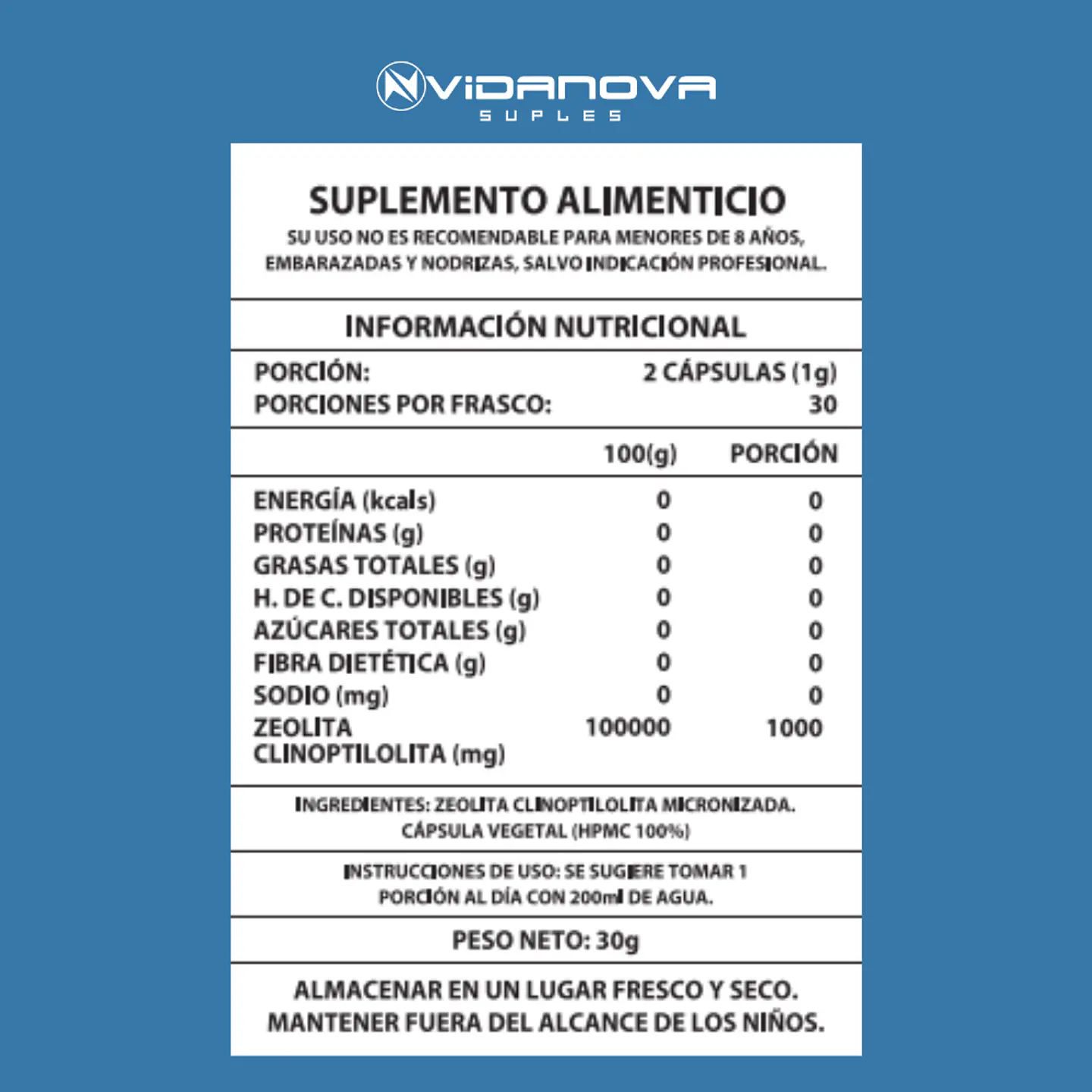 Zeolita - Vidanova® Suples 3
