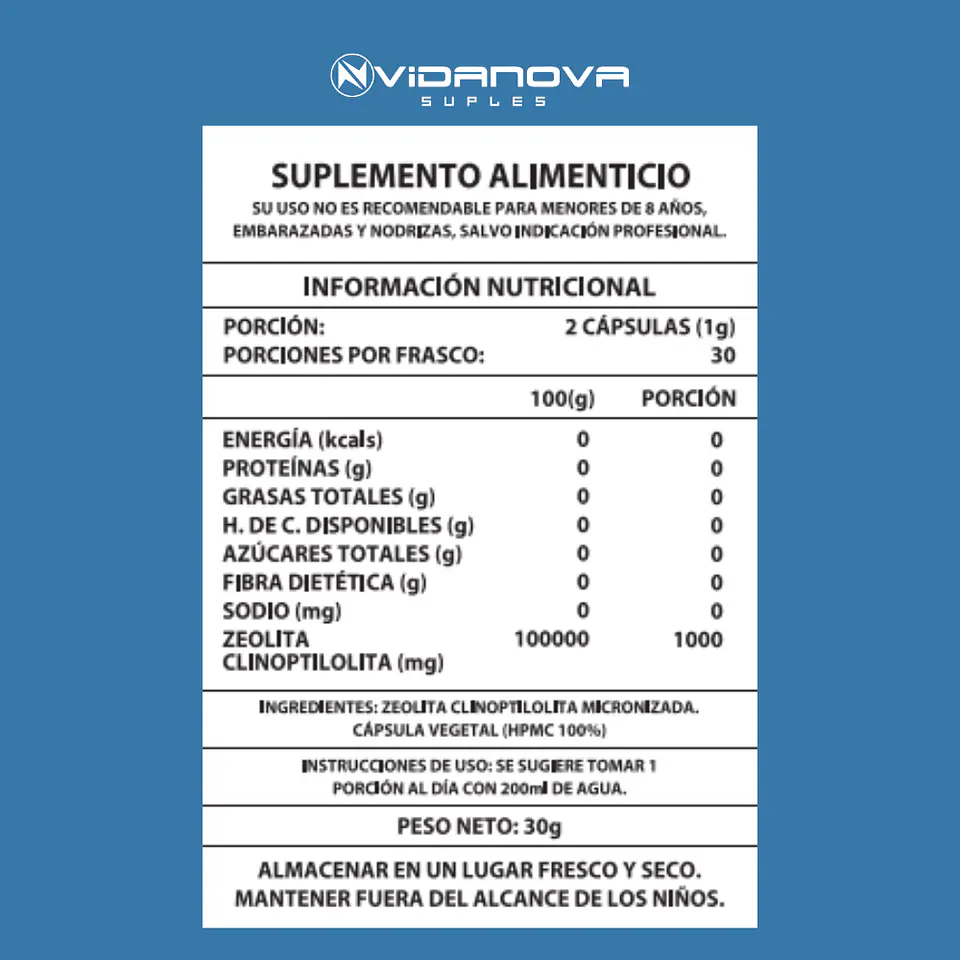 Zeolita - Vidanova® Suples 3