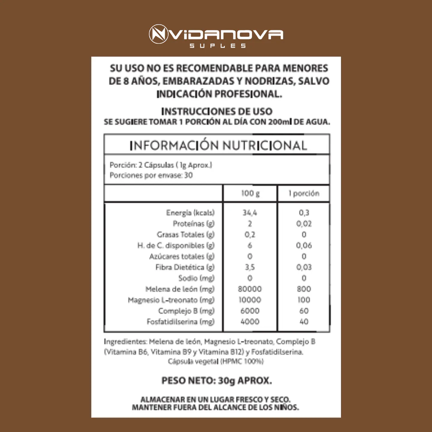 Melena de León PACK X3- Vidanova® Suples 2