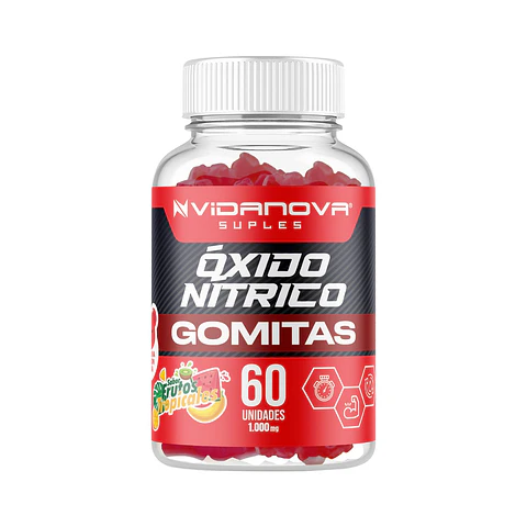 Óxido Nítrico Gomitas Sabor Tropical