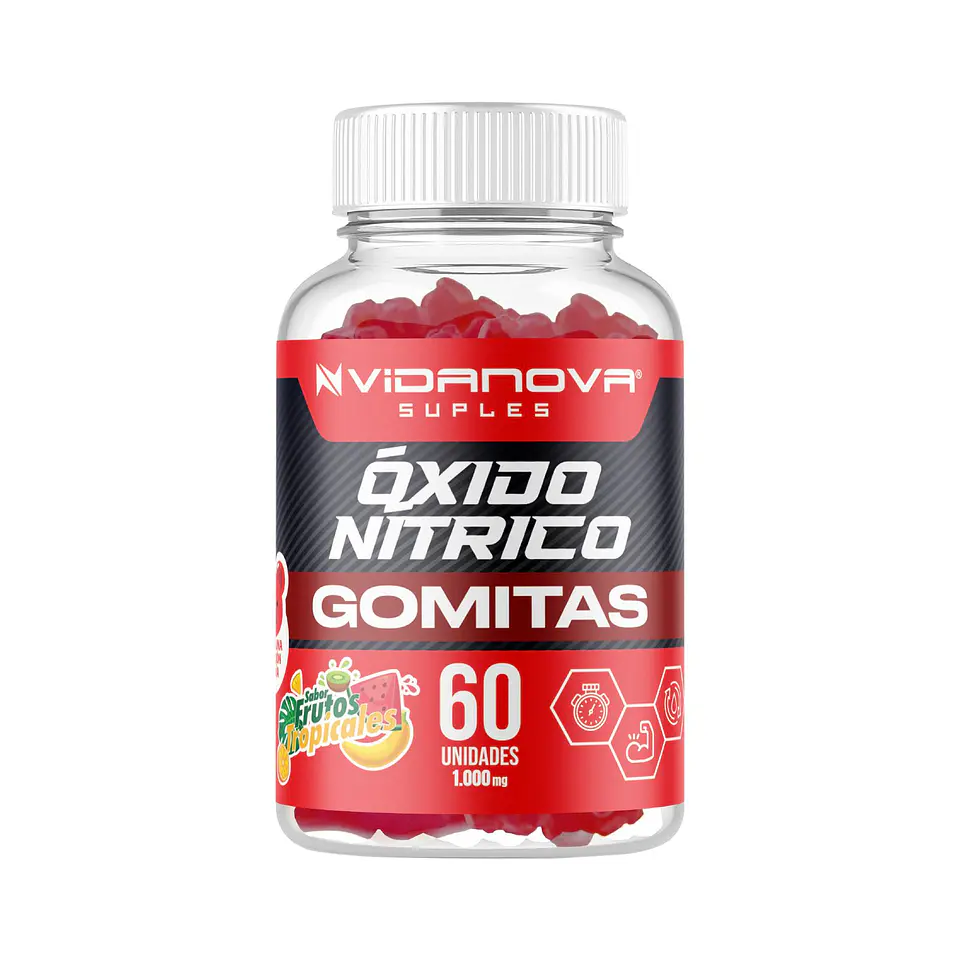 Óxido Nítrico Gomitas Sabor Tropical 1