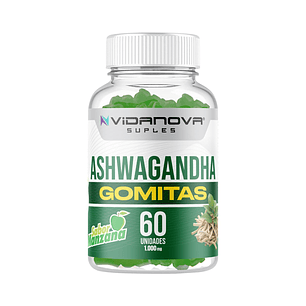 Ashwagandha Gomitas Sabor Manzana 1000mg
