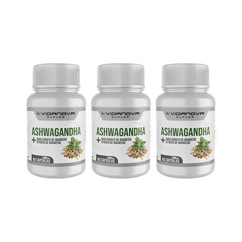 Ashwagandha + Magnesio pack X3 - Vidanova® Suples