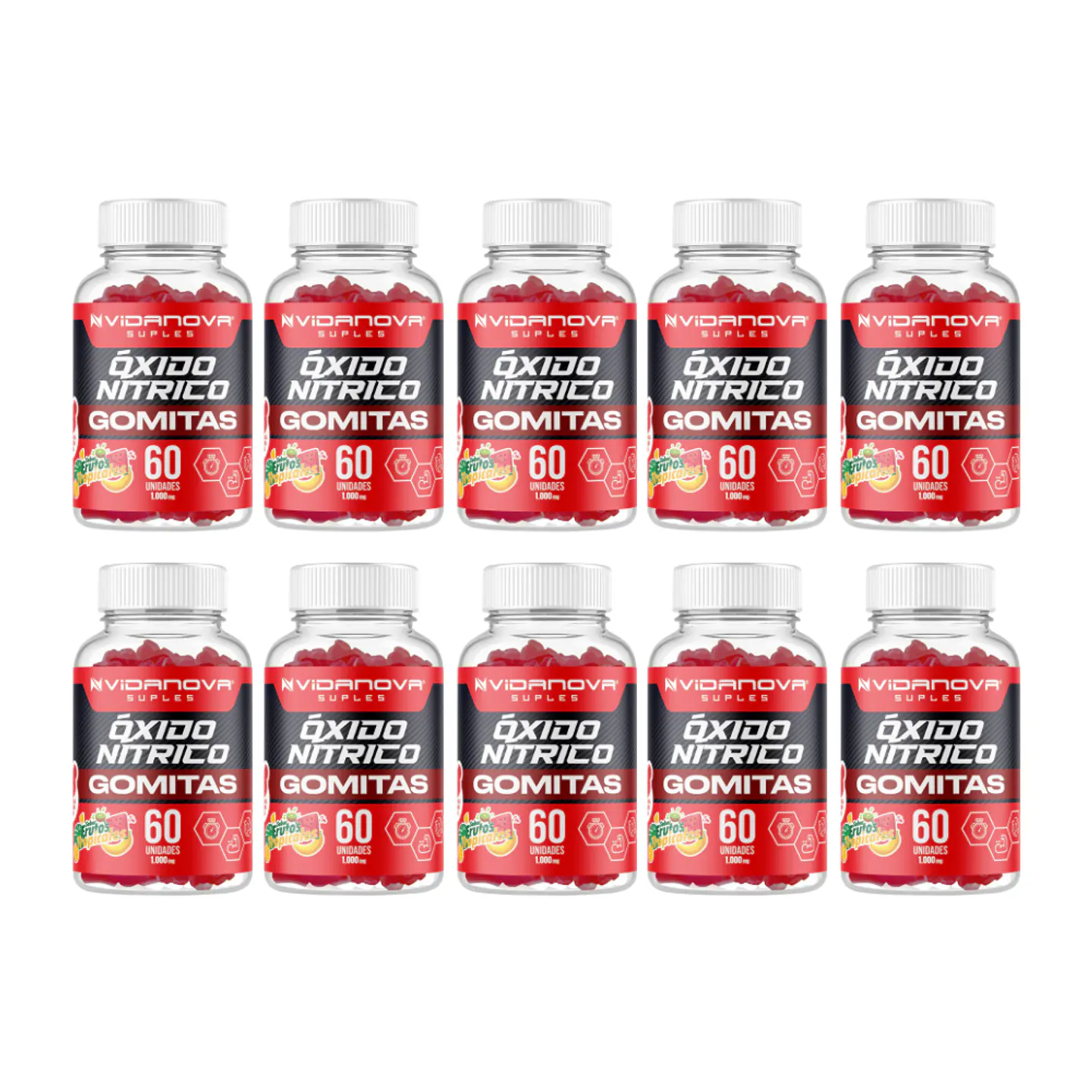 Óxido Nítrico Gomitas PACK X10 - Vidanova® Suples 1