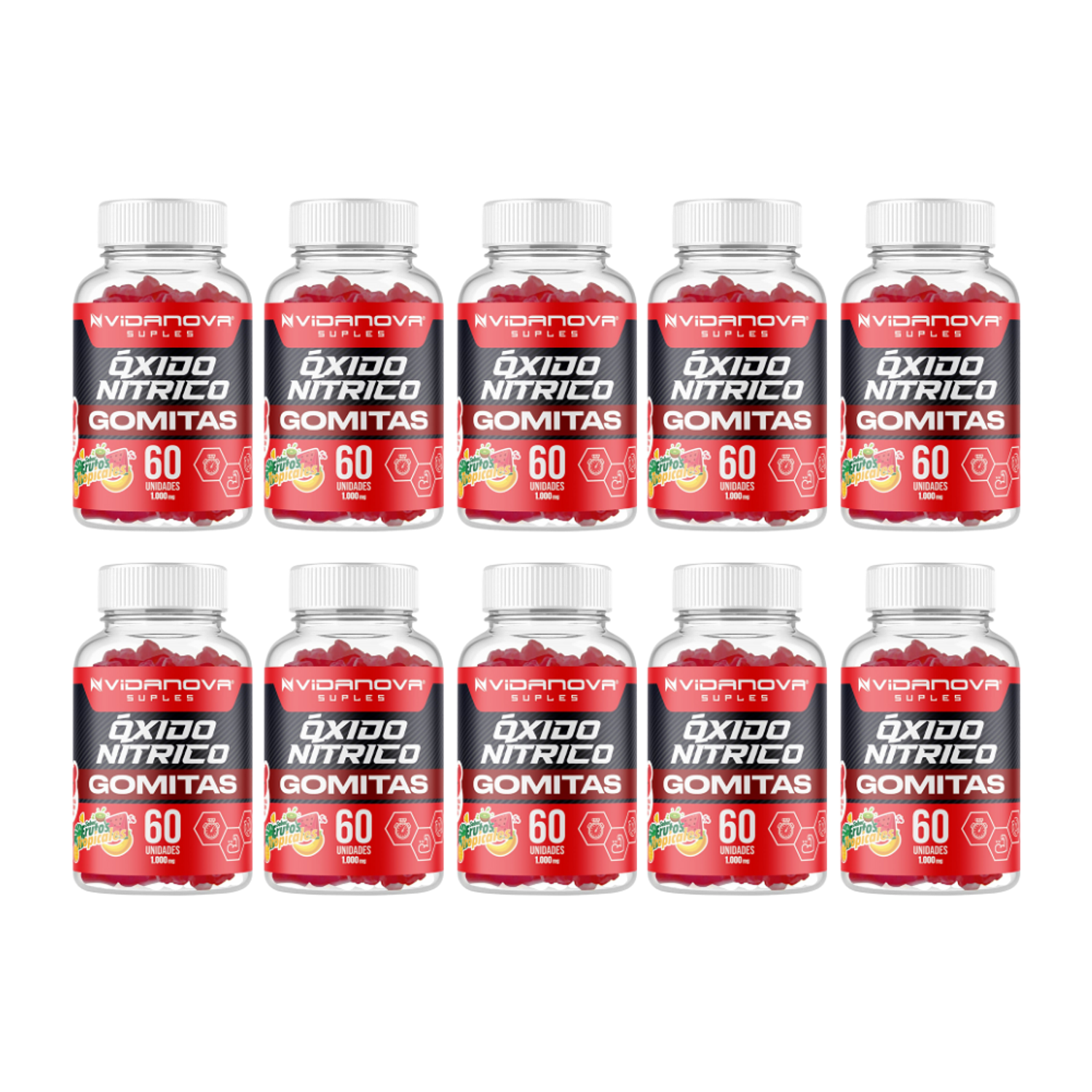Óxido Nítrico Gomitas PACK X10 - Vidanova® Suples 1