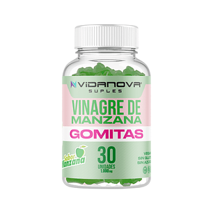 Vinagre de Manzana Gomitas Sabor Manzana 1000mg