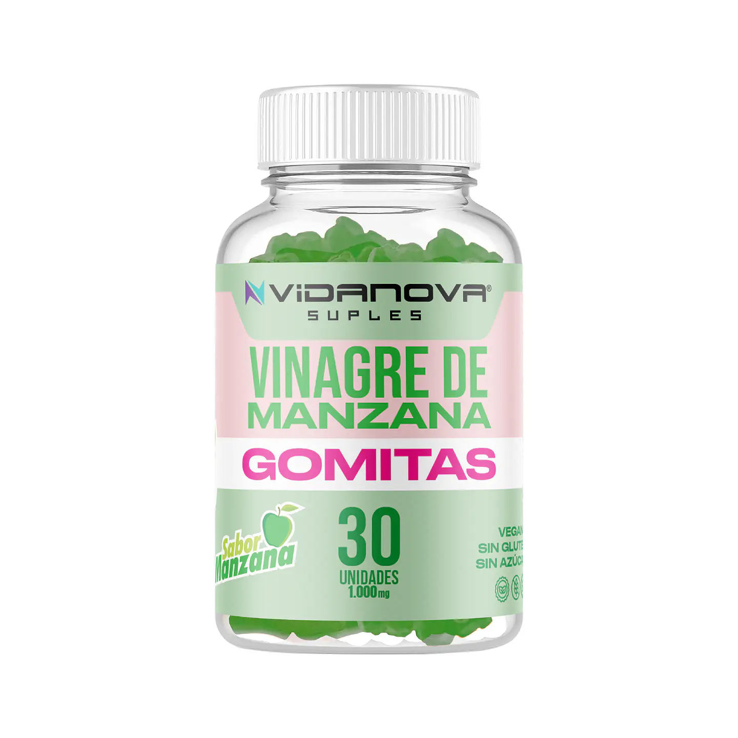 Vinagre de Manzana Gomitas PACK X10- Vidanova® Suples 3