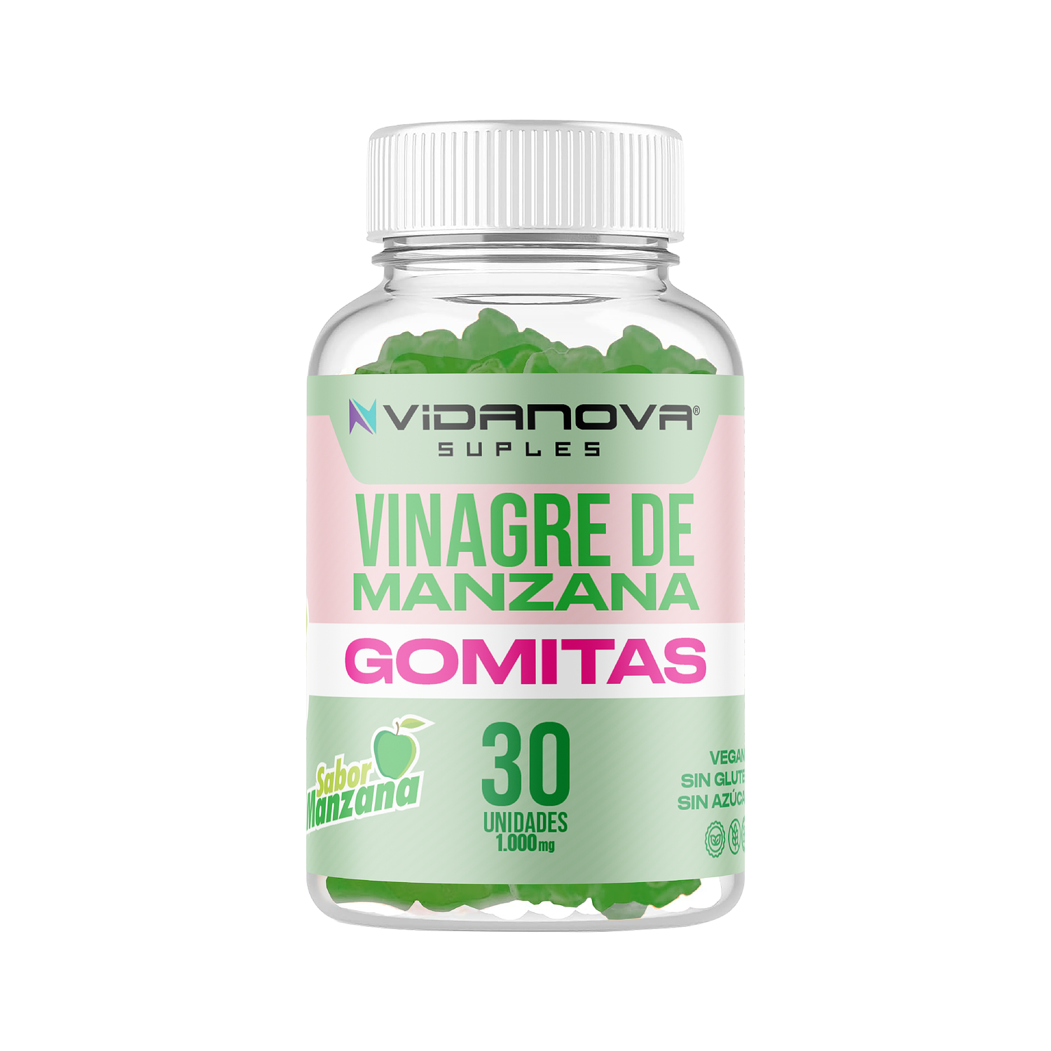 Vinagre de Manzana Gomitas PACK X10- Vidanova® Suples 3