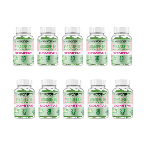 Vinagre de Manzana Gomitas PACK X10- Vidanova® Suples