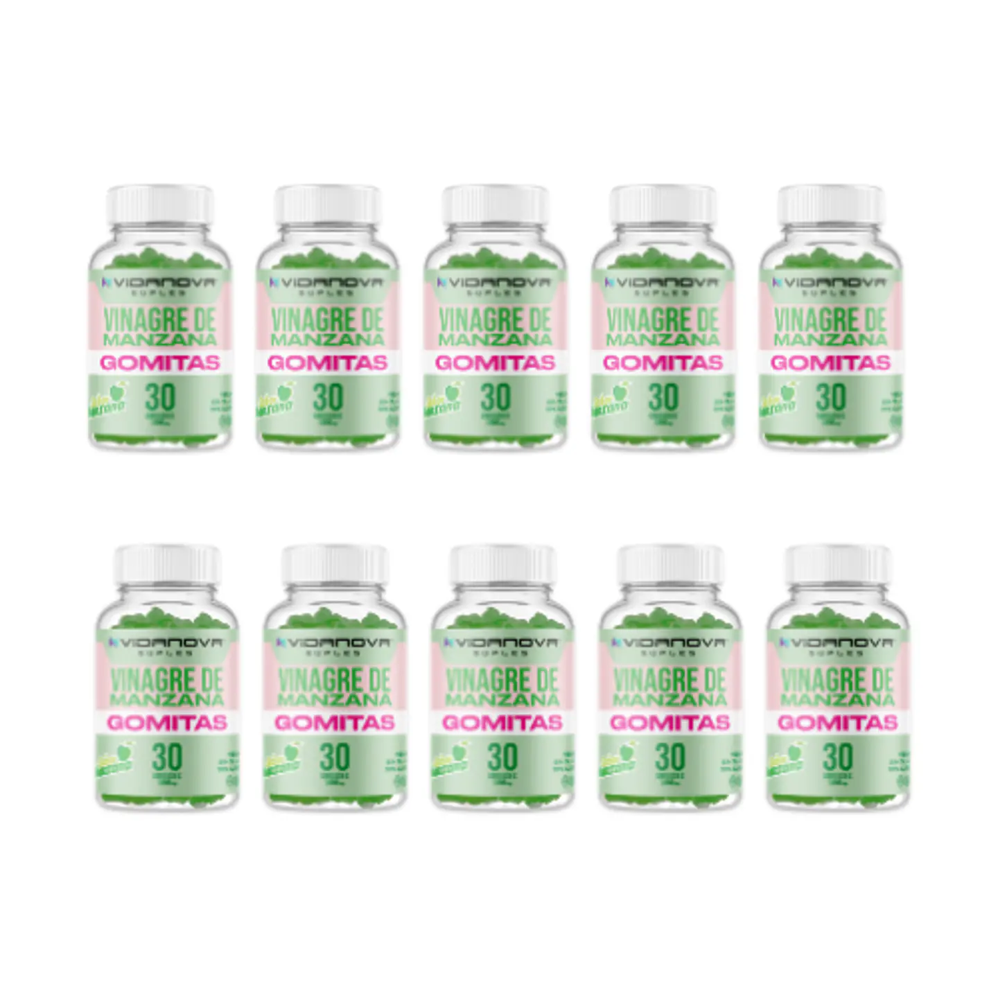Vinagre de Manzana Gomitas PACK X10- Vidanova® Suples 1
