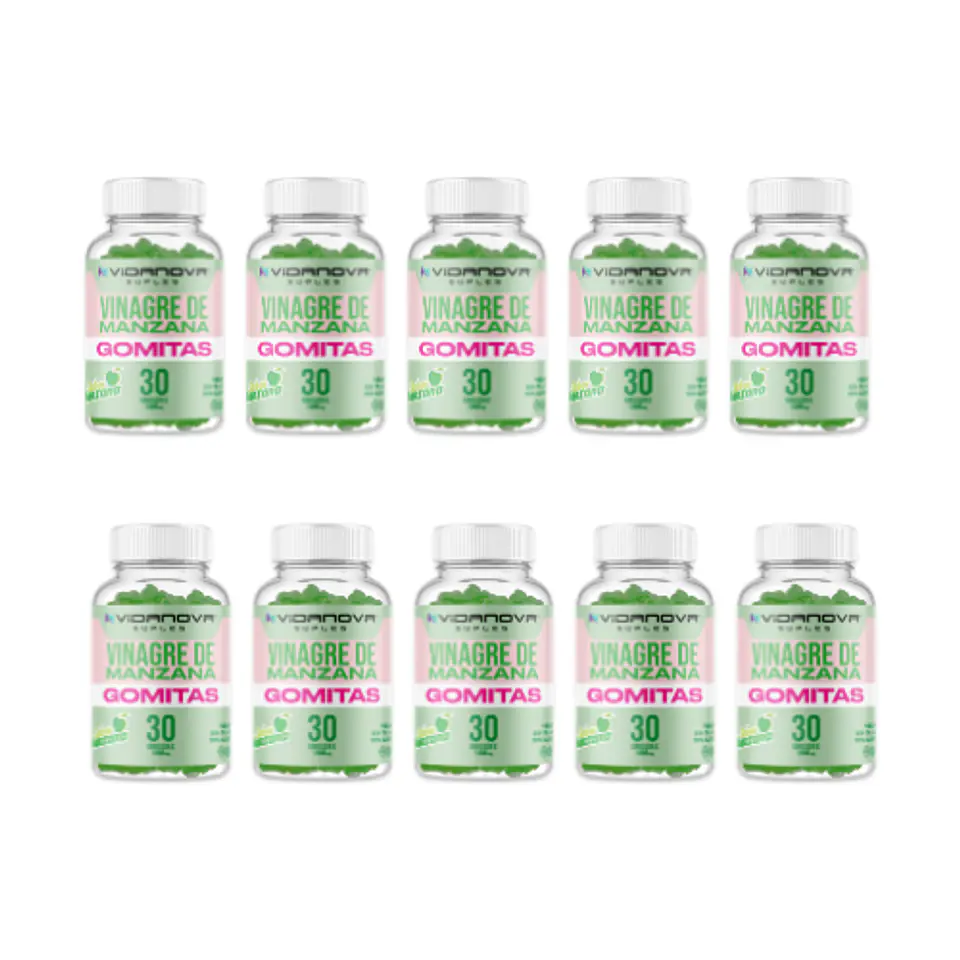 Vinagre de Manzana Gomitas PACK X10- Vidanova® Suples 1