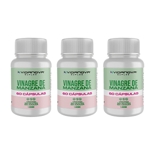 Vinagre de Manzana Cápsulas  PACK X3- Vidanova® Suples