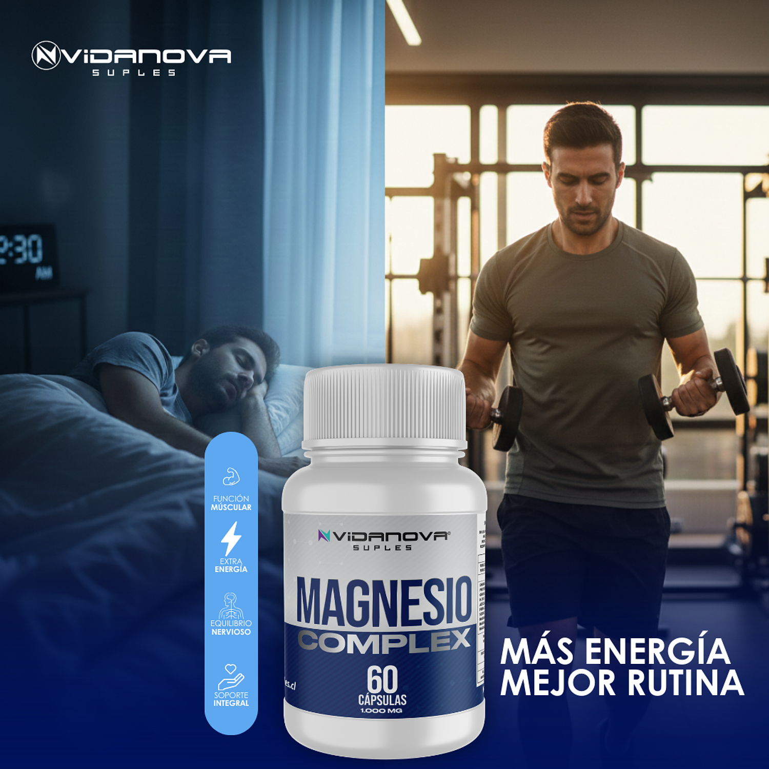 Magnesio COMPLEX PACK X10 - Vidanova® Suples 2