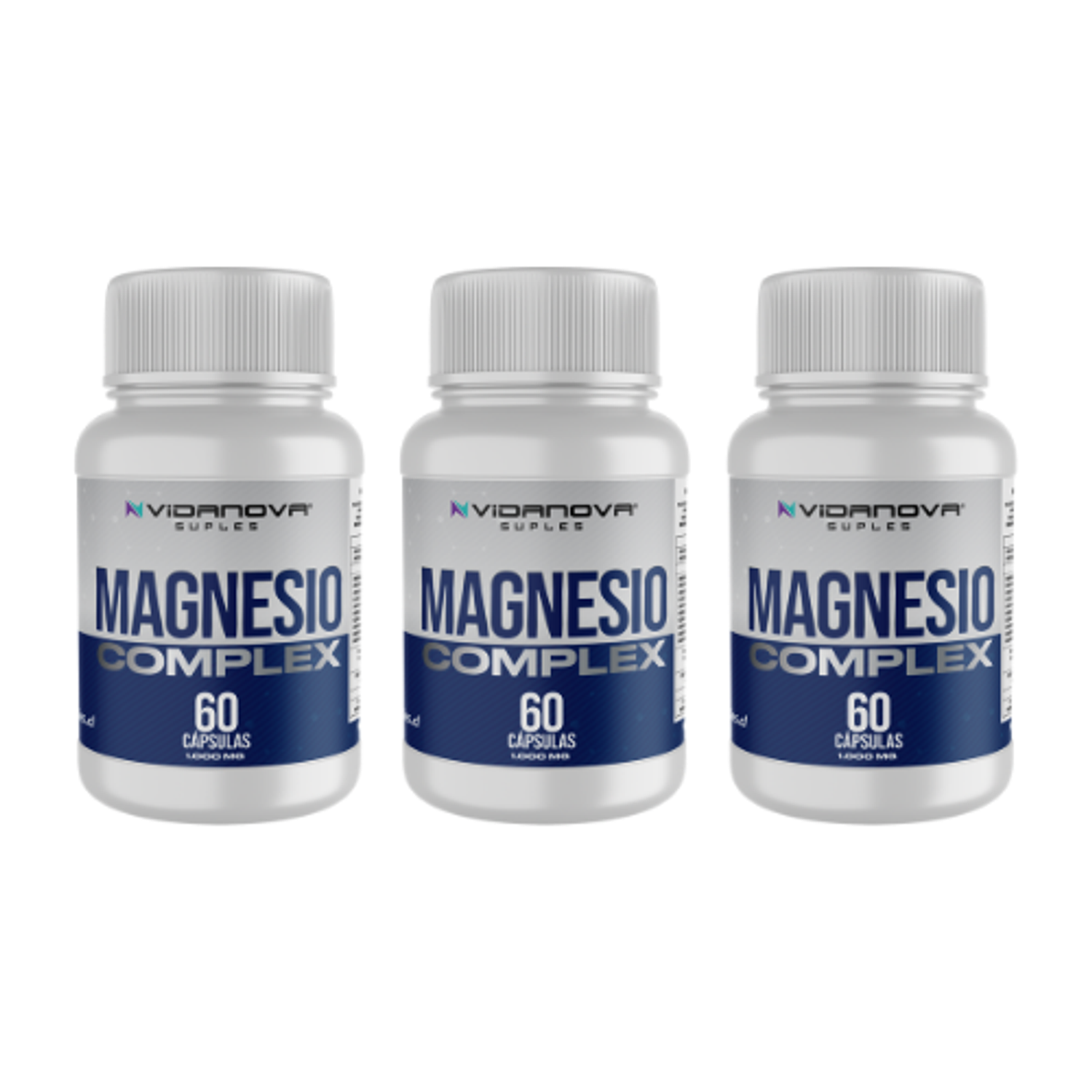 Magnesio COMPLEX PACK X3 - Vidanova® Suples 1