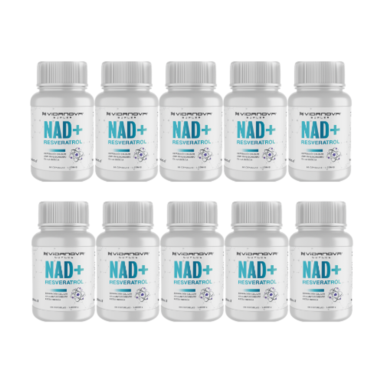 NAD+ Resveratrol PACK X10 - Vidanova® Suples