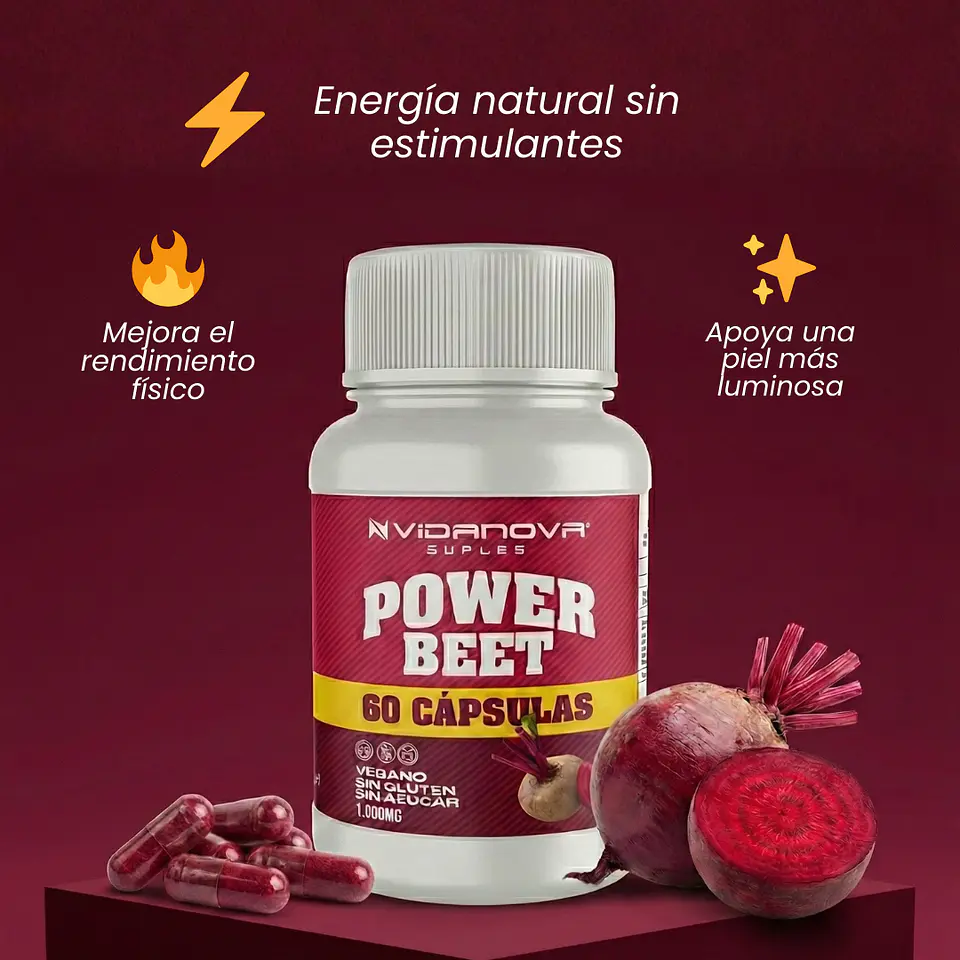 POWER BEET PACK X3 Betarraga | Vidanova® Suples 2