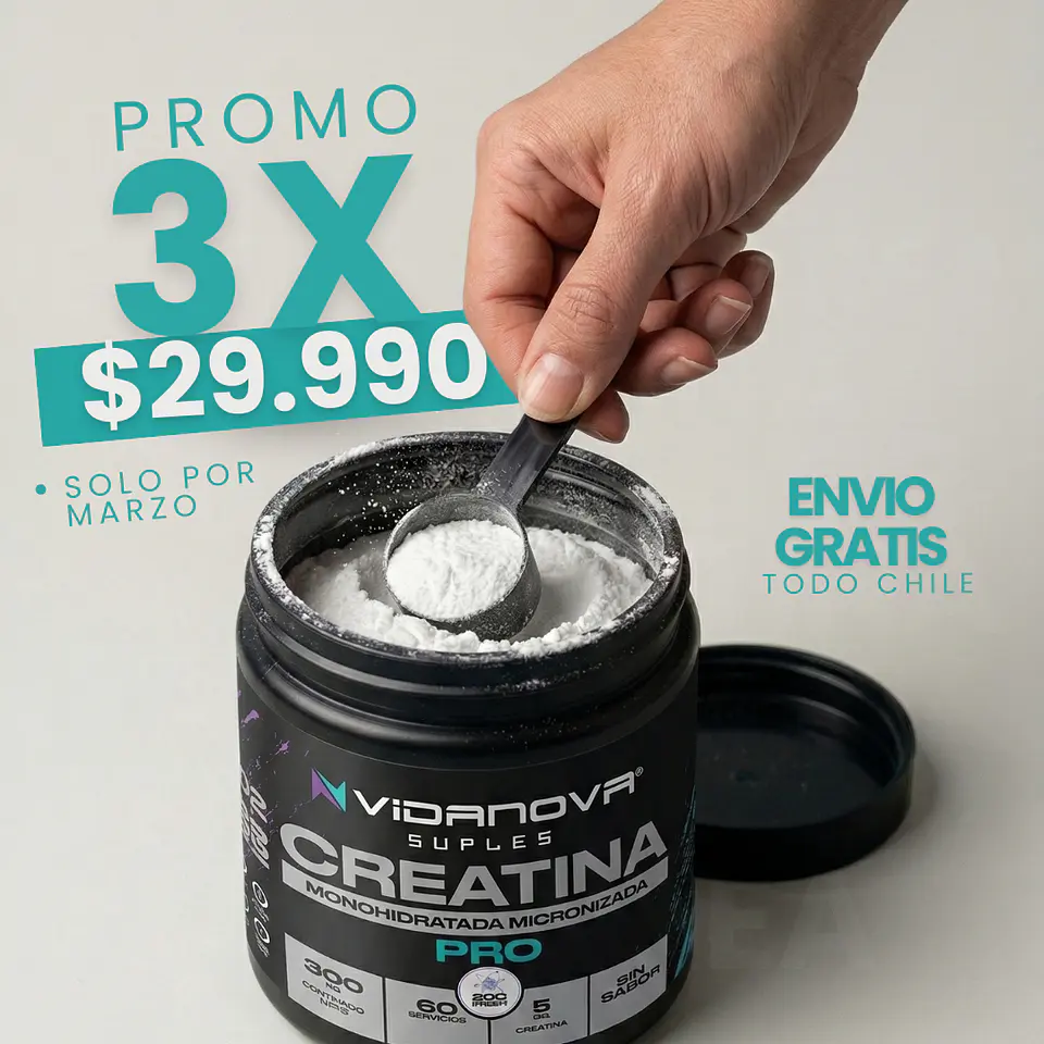 PROMO X3 Creatinas - Vidanova® Suples 5